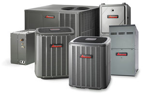 A mulititude of home products including HVAC units and water heaters.