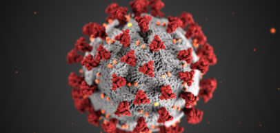 Molecule of a virus.