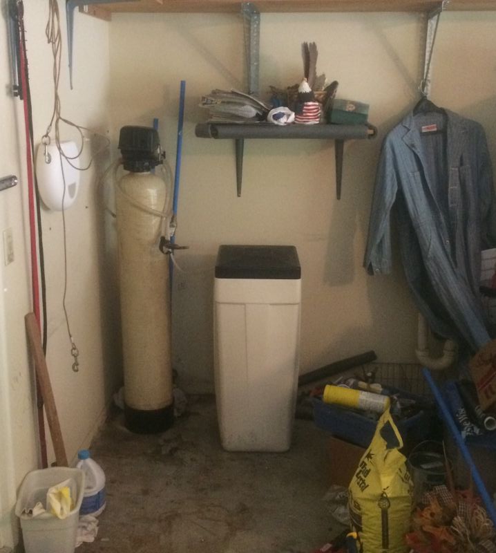 Water Softener Replacement in Bella Vista, AR - Before